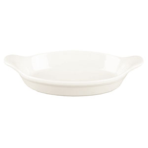 Churchill Cookware Small Oval Eared Dish 20.5 x 11.3cm (Pack of 6)