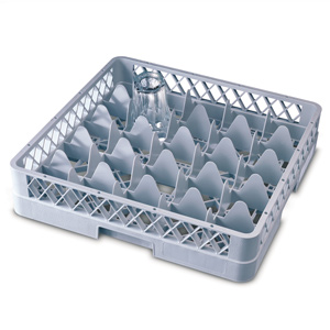 25 Compartment Glass Rack