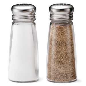 Round Salt and Pepper Shakers (Set of 2)
