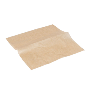 EcoCraft Kraft Brown Greaseproof Paper 27.5 x 25.5cm (Pack of 500)