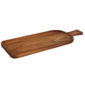Acacia Rectangular Serving Paddle Board 42 x 15cm (Single)
